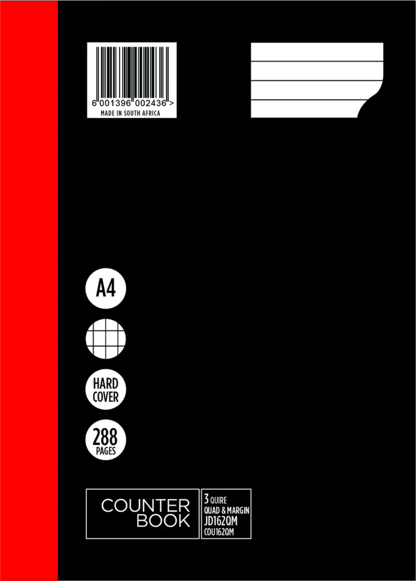 Croxley Counter Book 3 Quire 288Pg – Quad