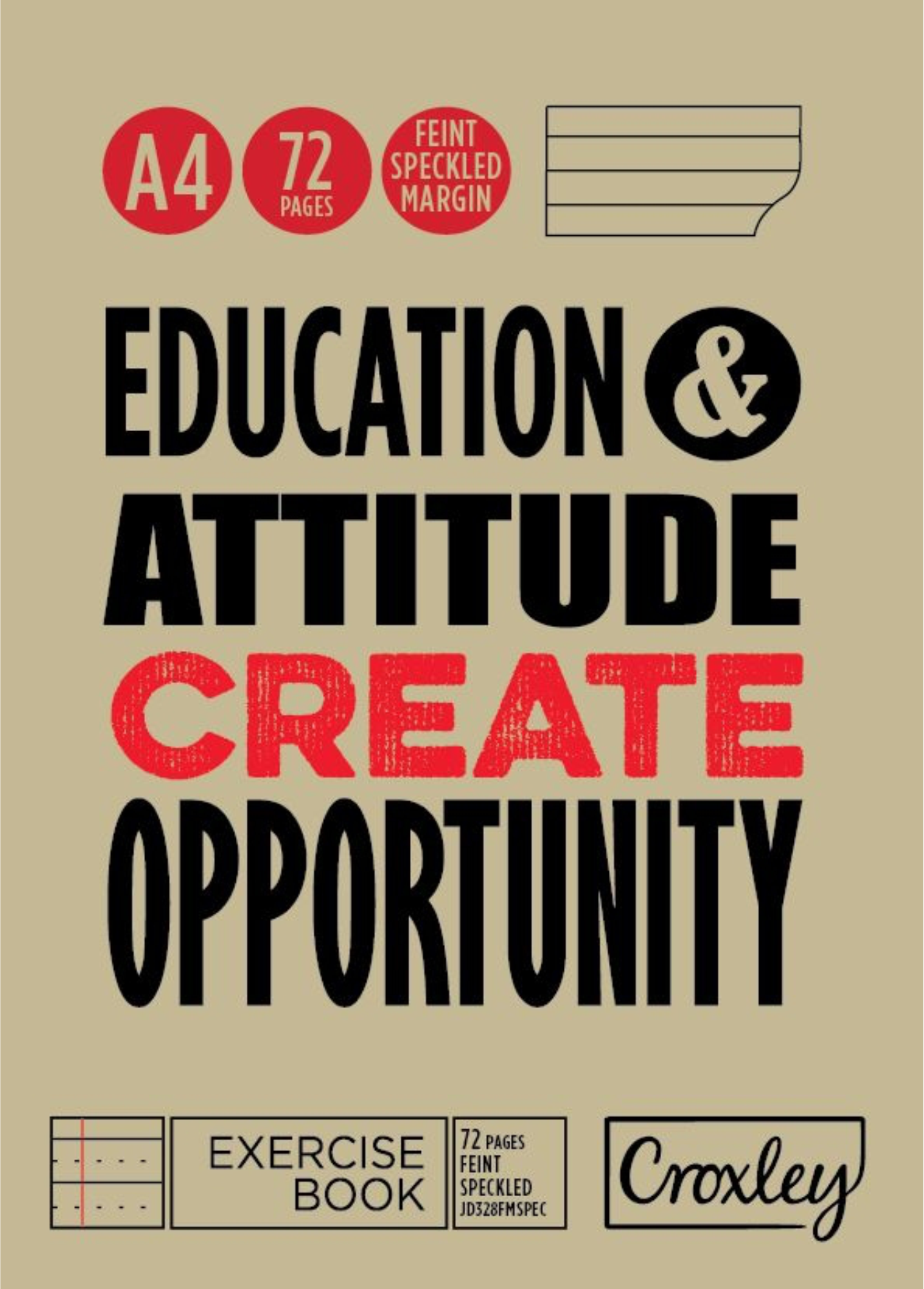 Croxley College Books A4 72Pg – Feint