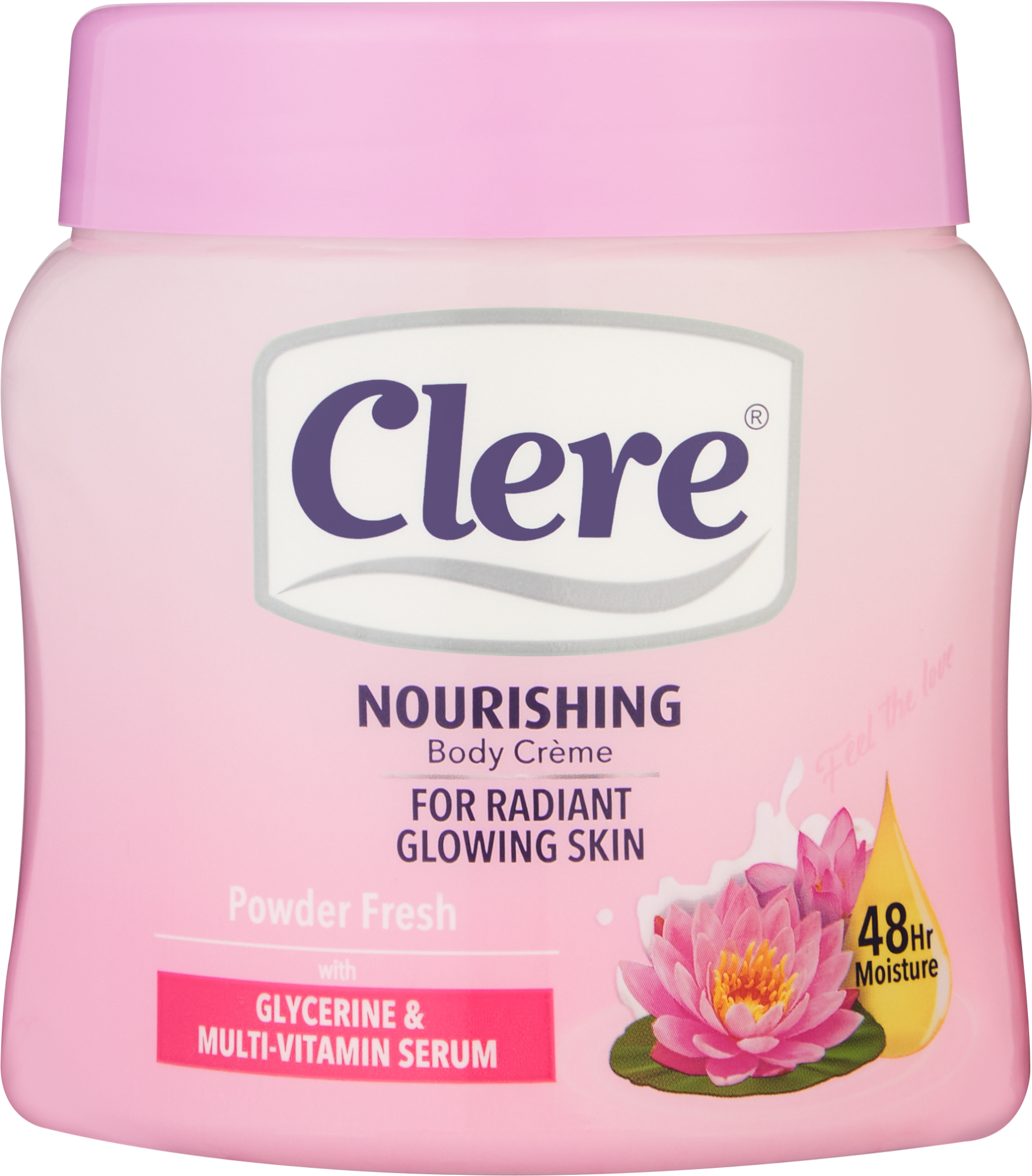 Clere Body Creme 500M – Powder Fresh
