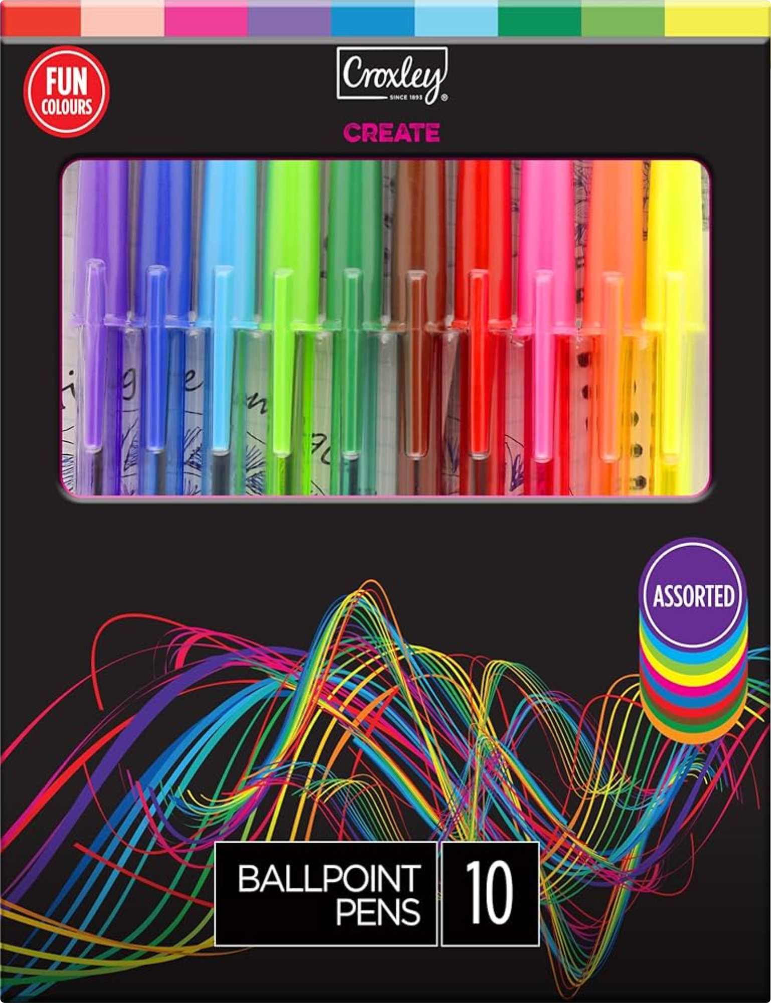 Croxley Ballpen Fun Assorted