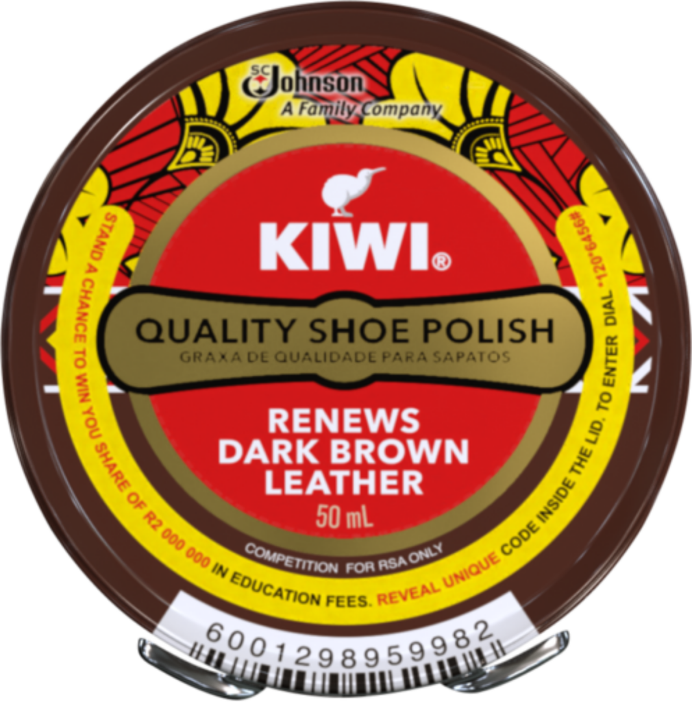 Kiwi Shoe Polish 24x50ml - Dark Brown