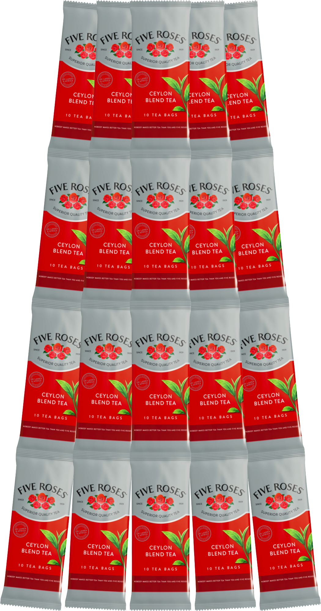 Five Roses Tagless Teabags Strips