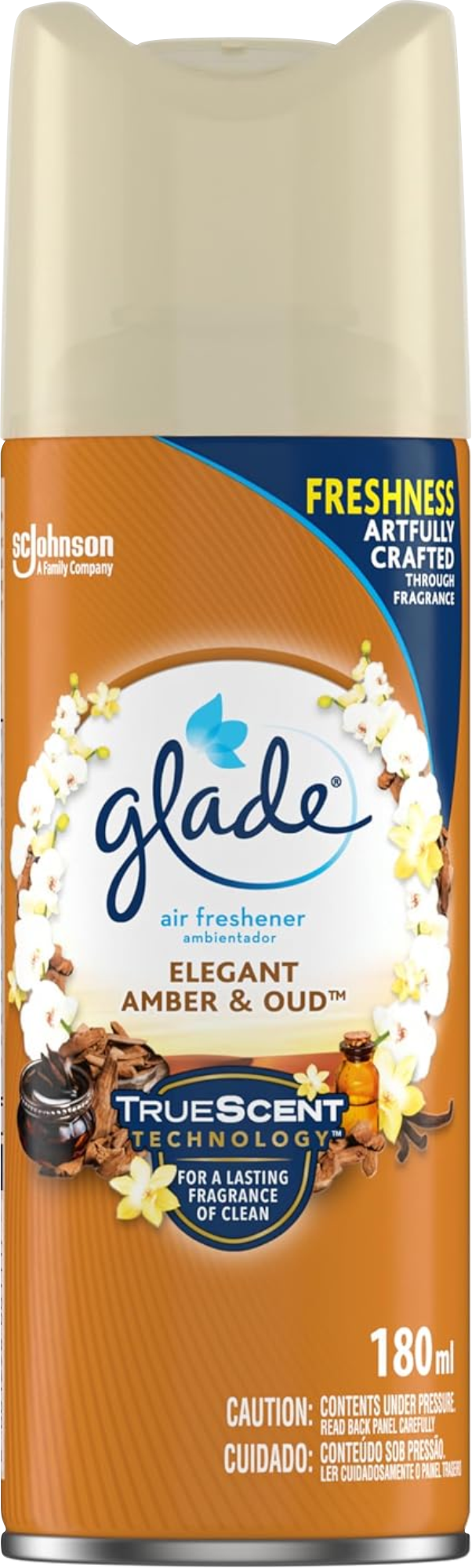 Glade Secrets Aerosol – Amber & Oud