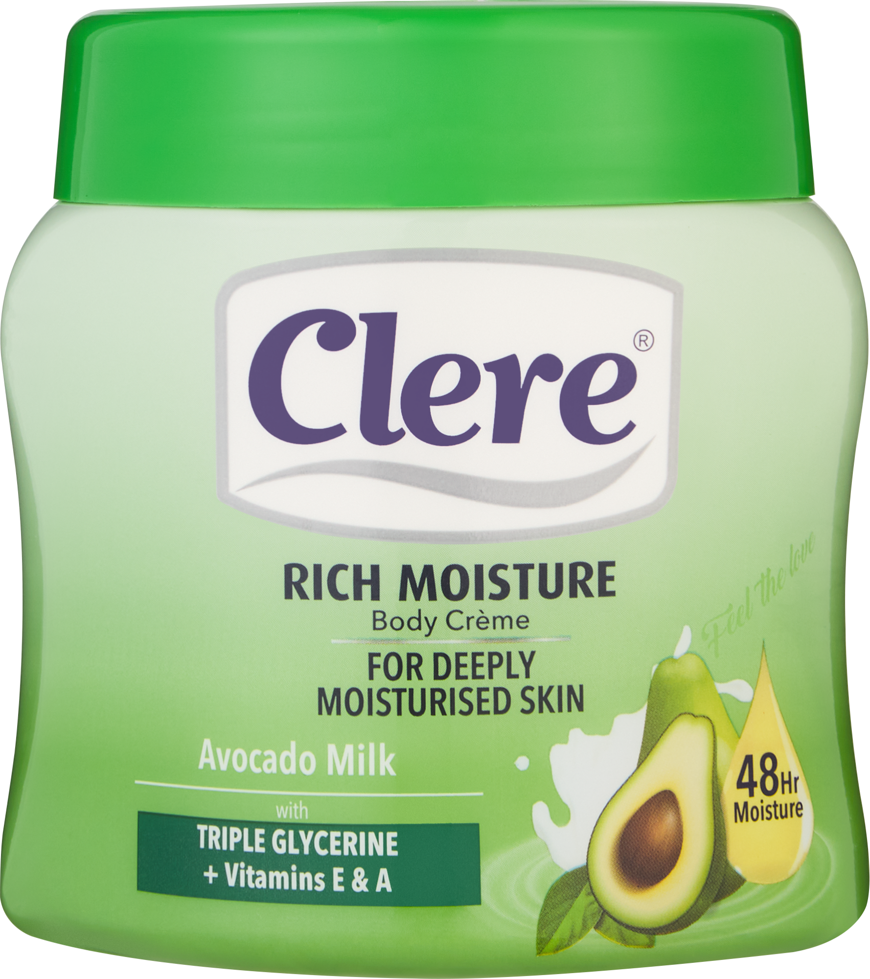Clere Body Creme 500M – Avocado