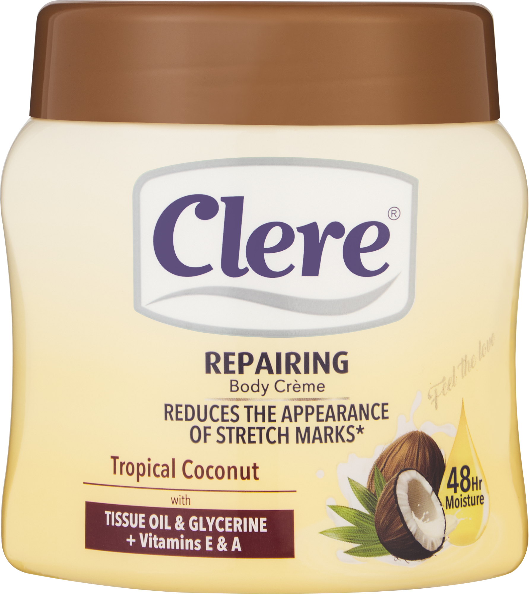 Clere Body Creme 500M – Coconut