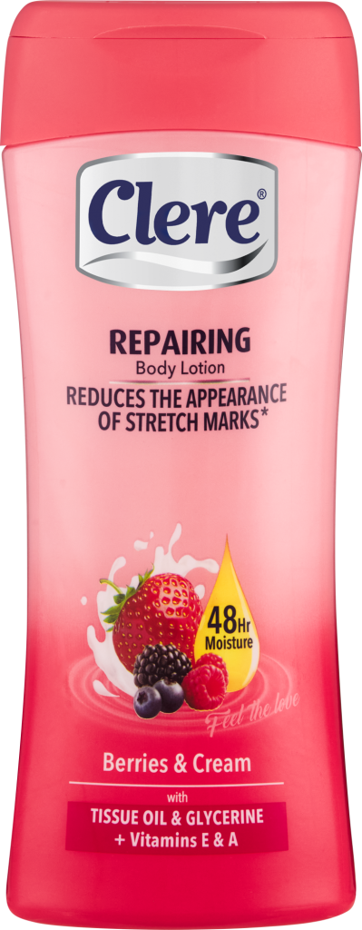 Clere Hand & Body Lotion 6x400ml - Berries & Cream