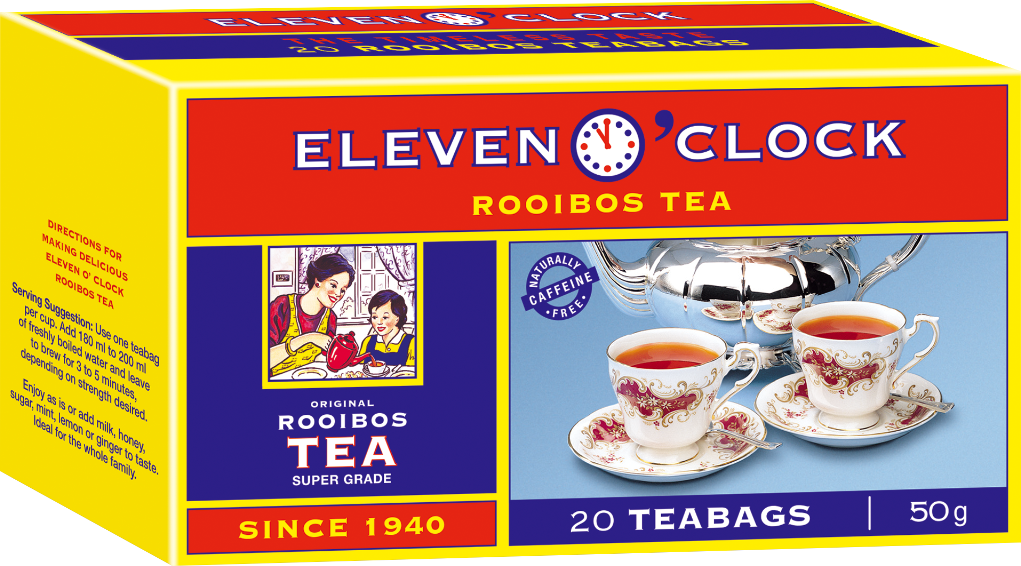 Eleven O’clock Teabags Tagless