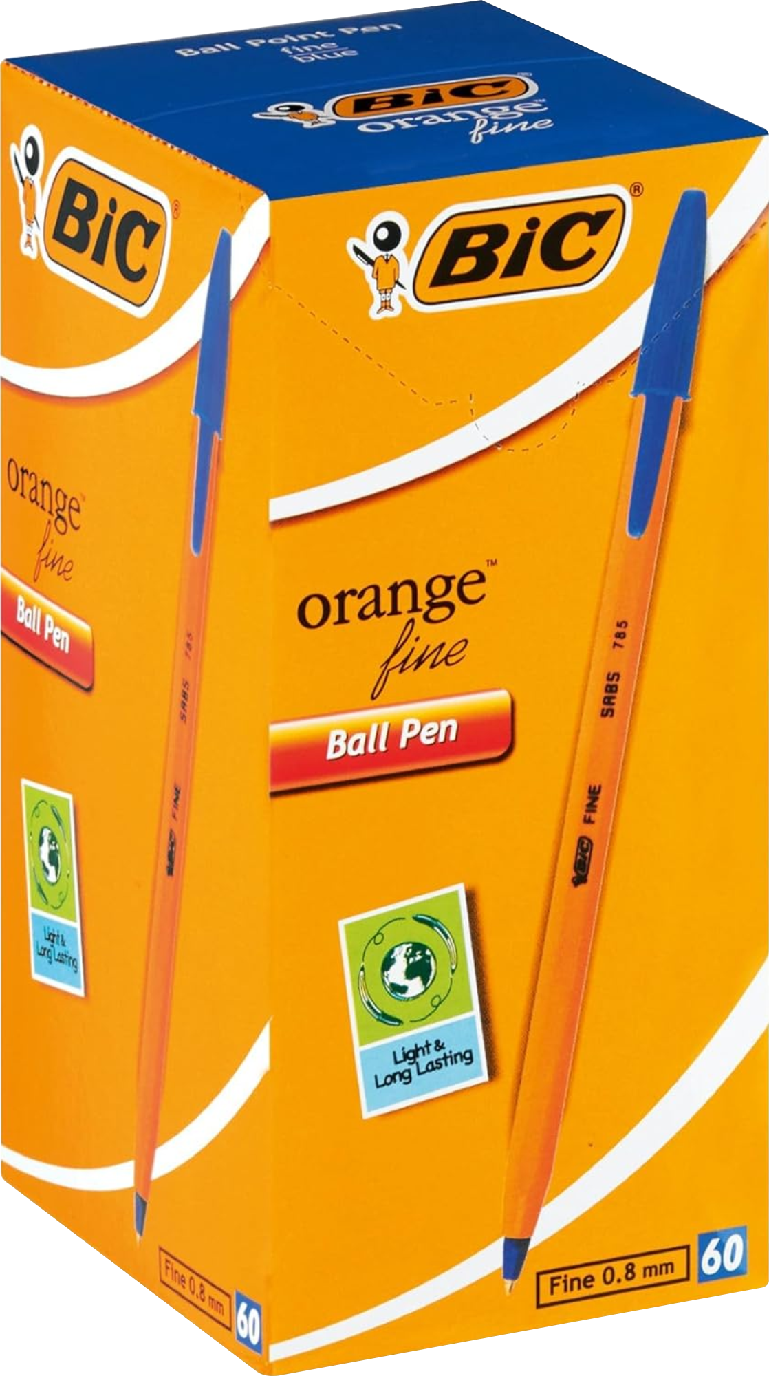 Bic Orange Fine Point Pens – Blue
