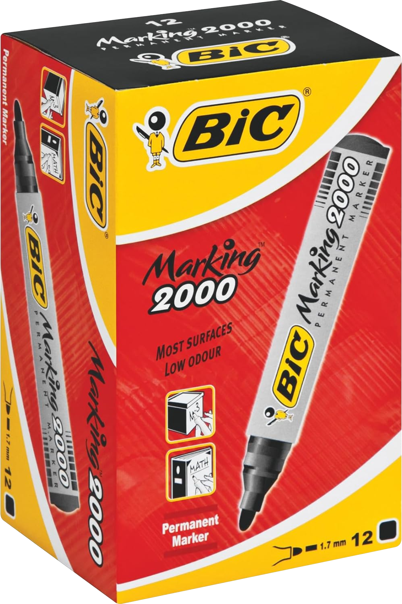 Bic Permanent Markers Bullet – Black