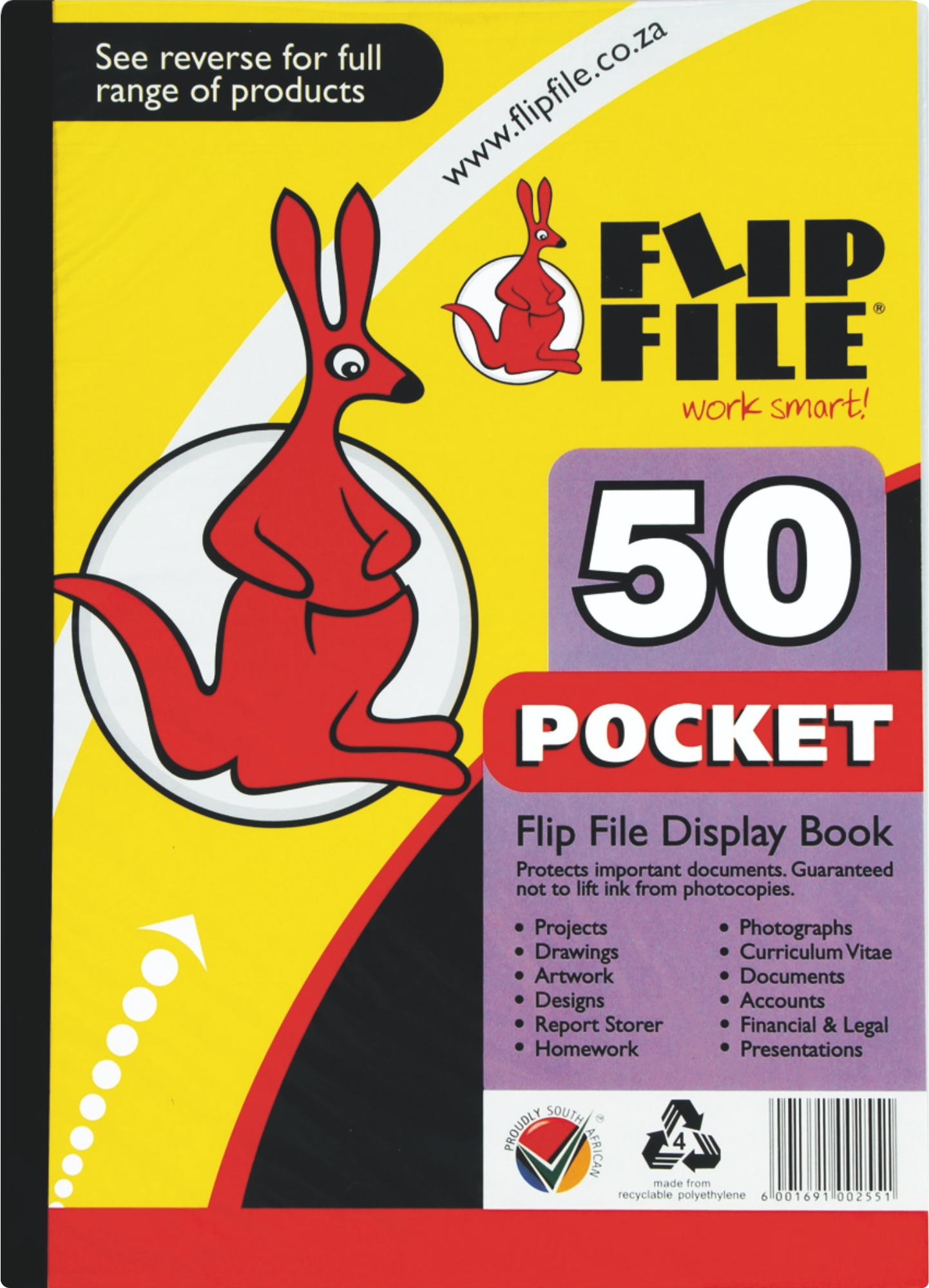 Flip File 50-Pocket