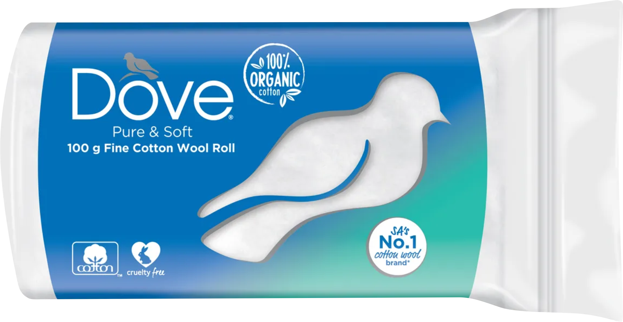 Dove Cotton Wool Roll 100G