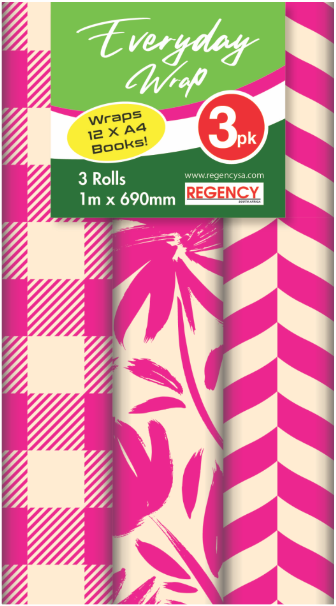 Gift Wrap 690X1Mt (Everyday Wrap Pink)