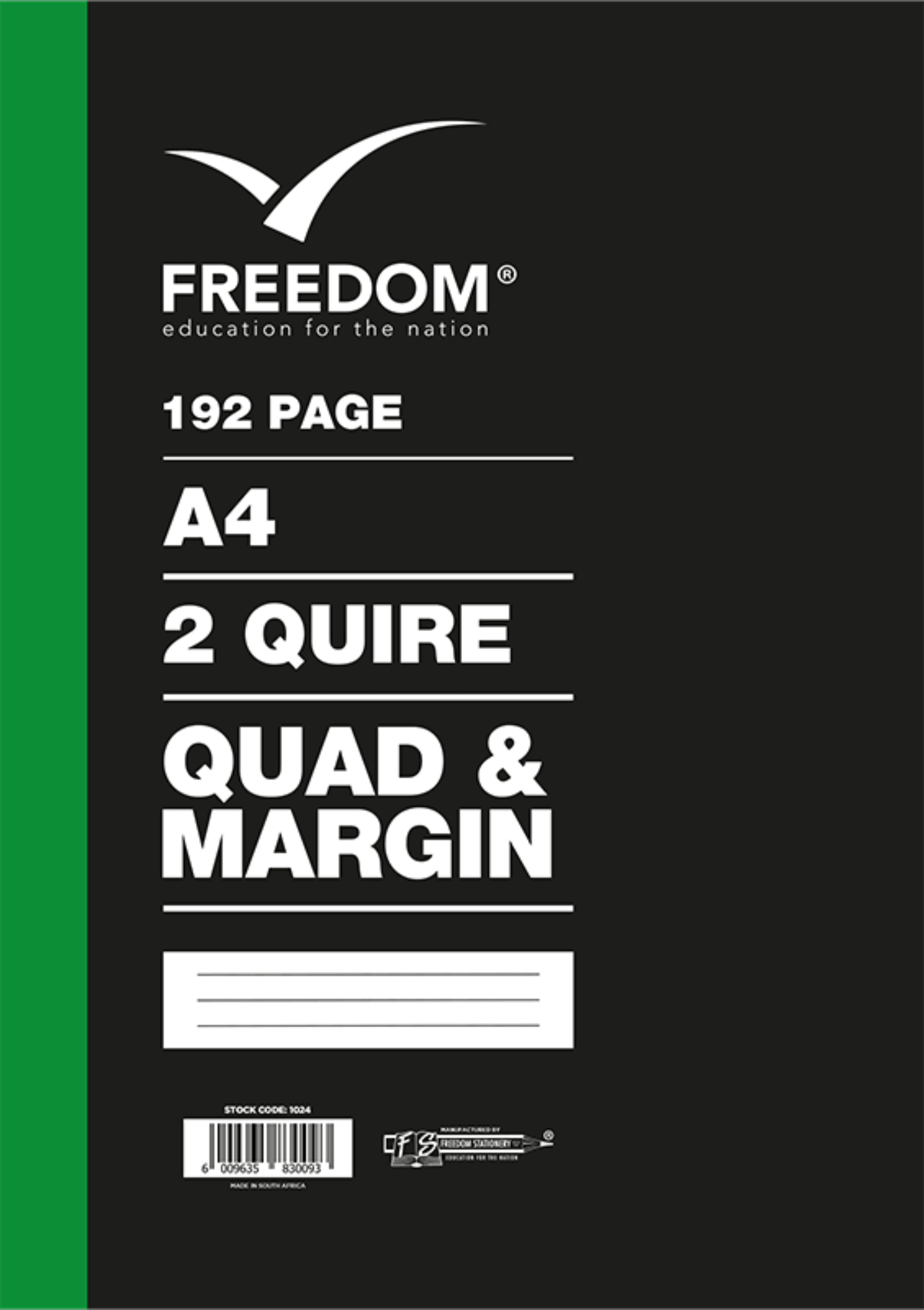 Freedom Counter Books 2 Quire 192Pg Quad