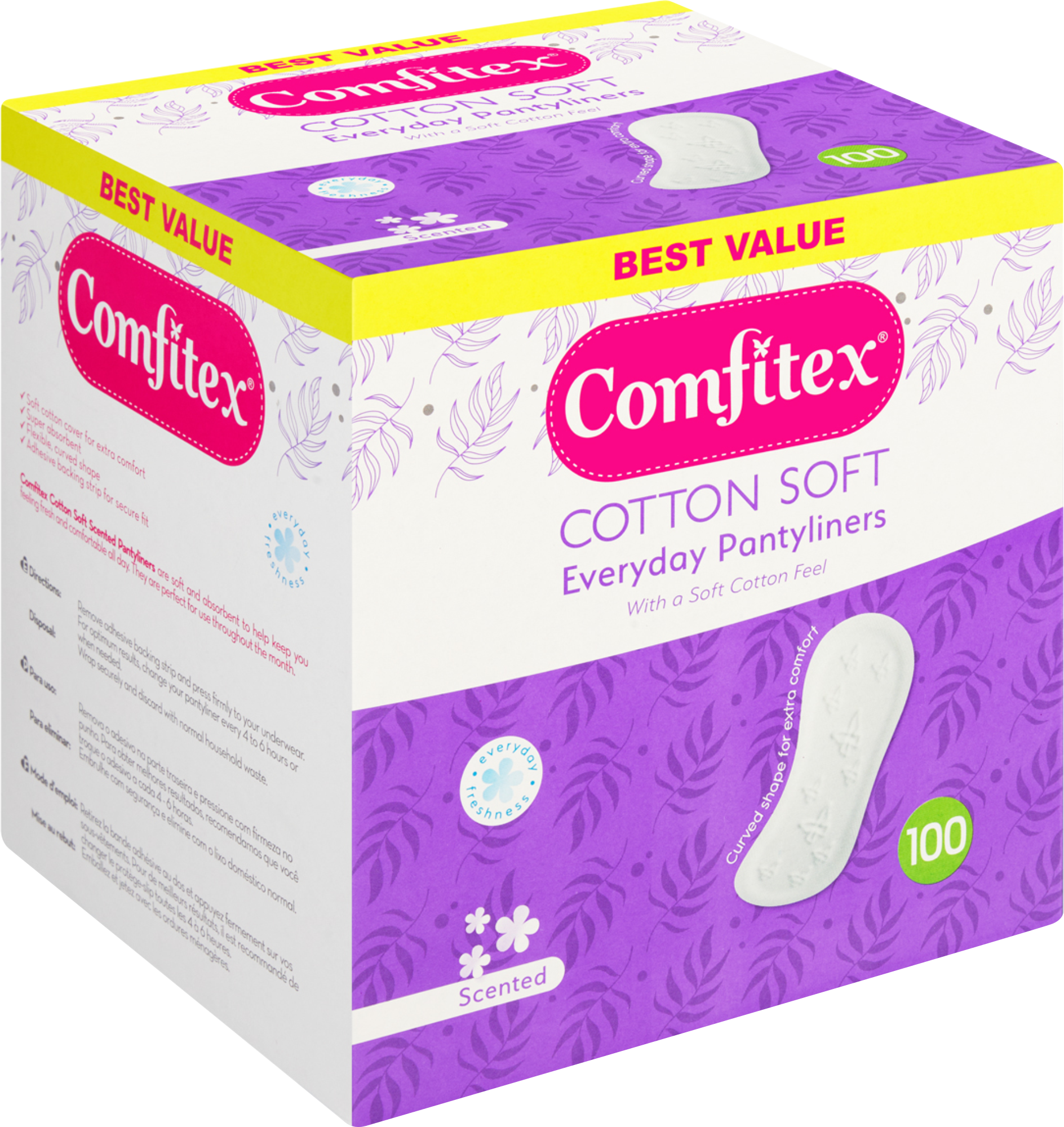 Comfitex Pantyliners 100’S – Scented