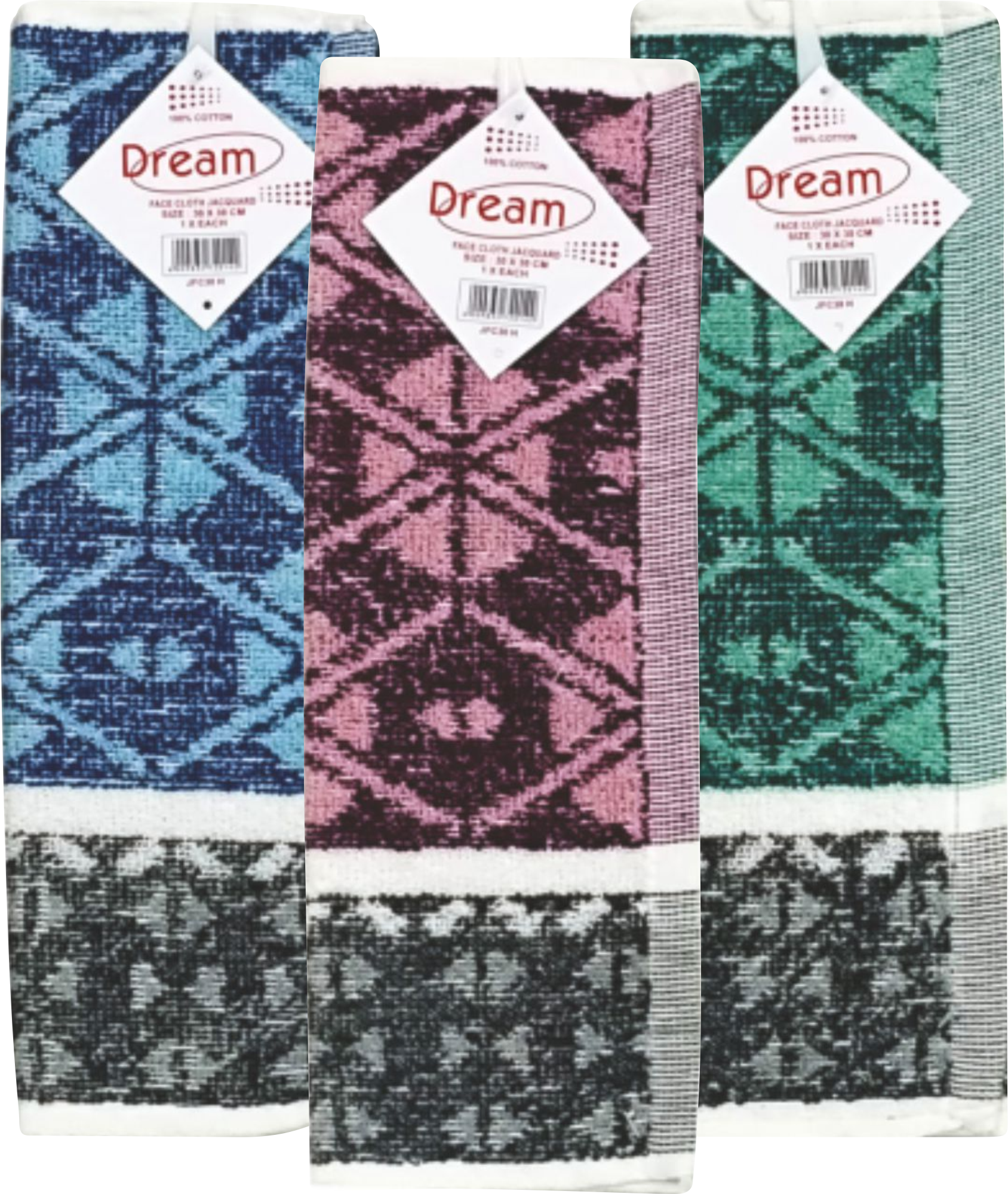 Dream Face Cloth Jacquard (30X30Cm)