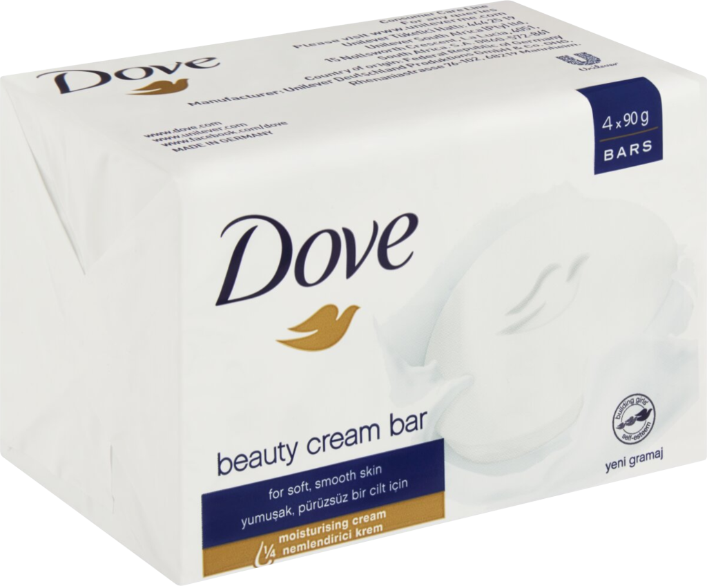 Dove Soap 4x90g - White