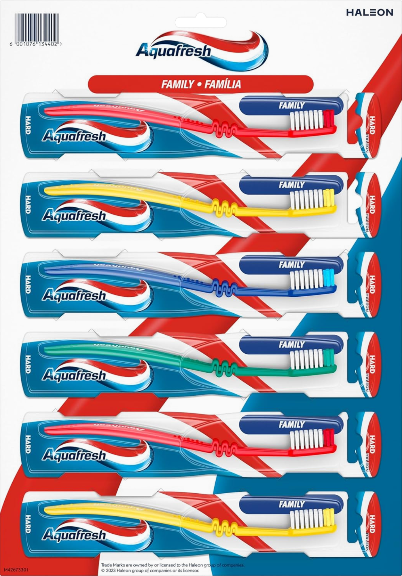 Aquafresh Toothbrushes Carded Pack