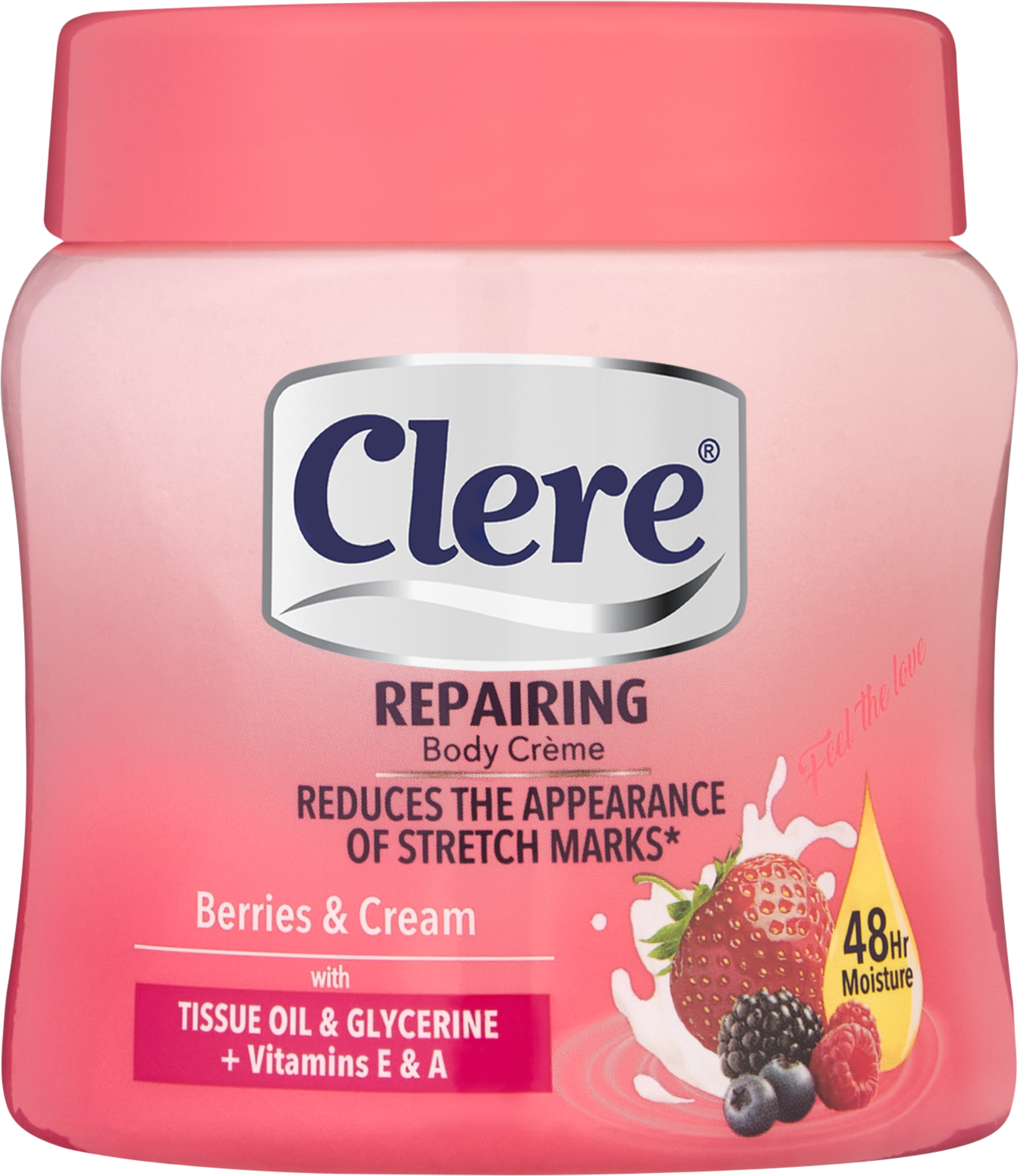 Clere Body Creme – Berries & Cream