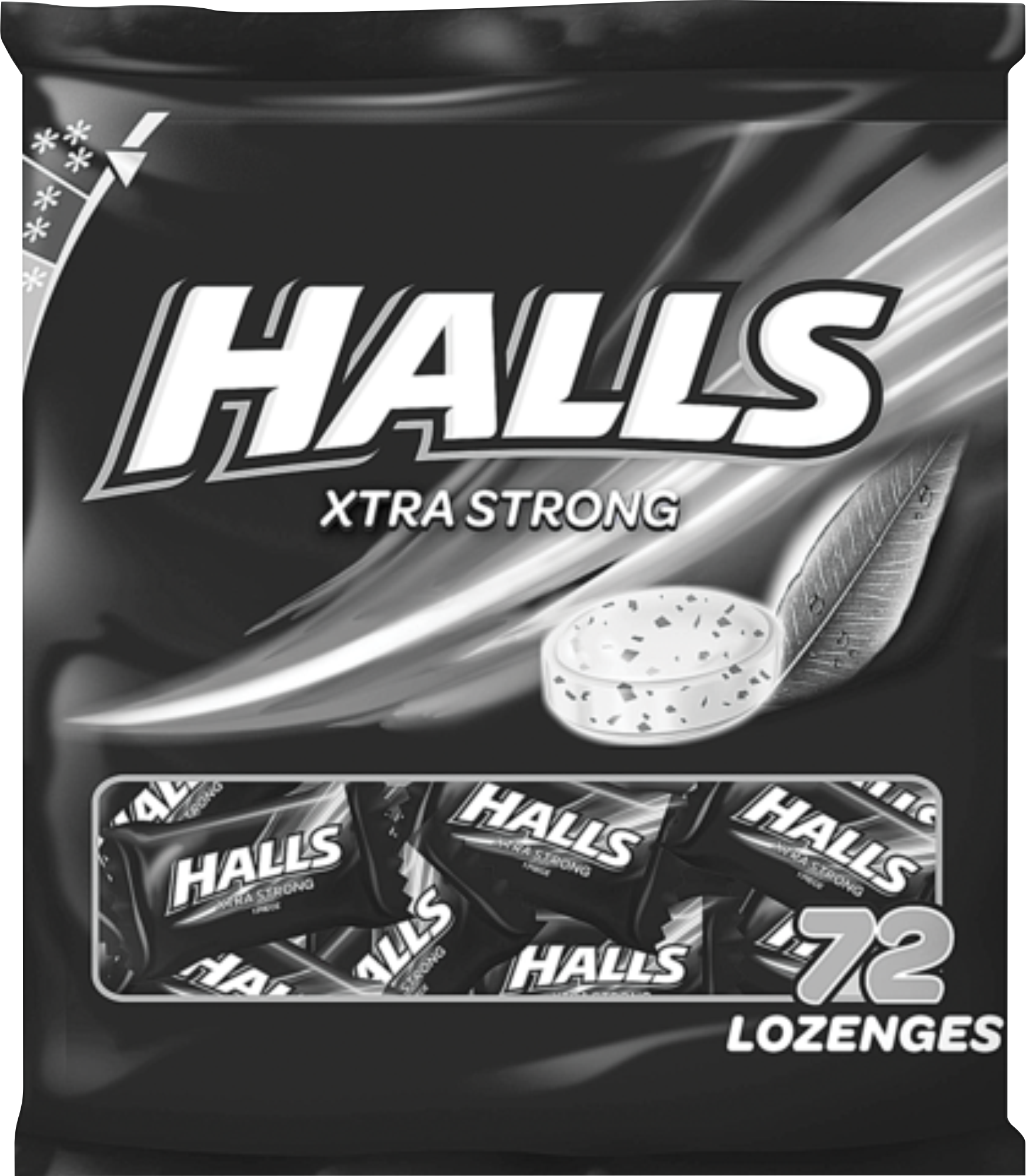 Halls Lozenges Polybag – Extra Strong