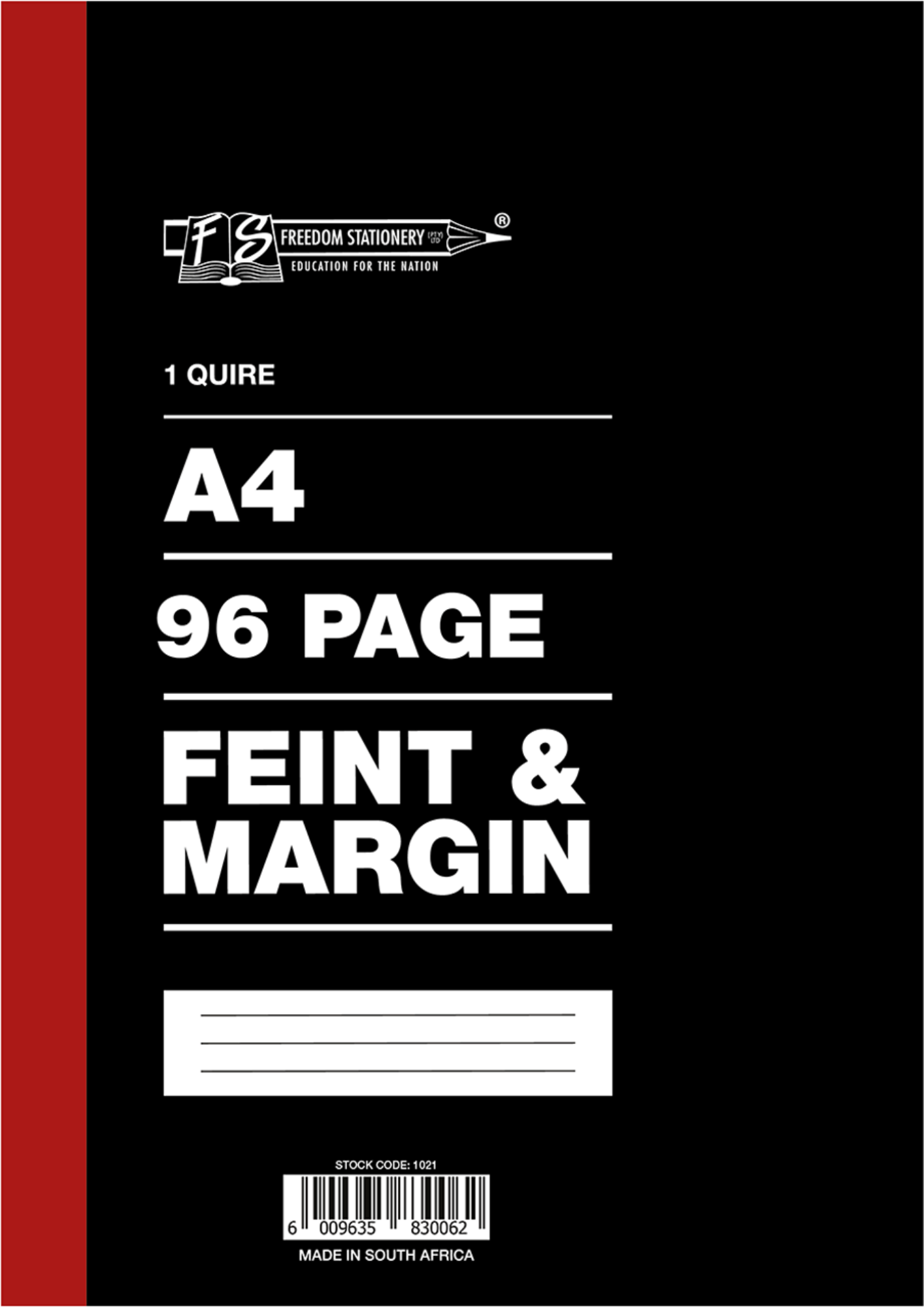 Freedom Counter Books 1 Quire 96Pg Feint