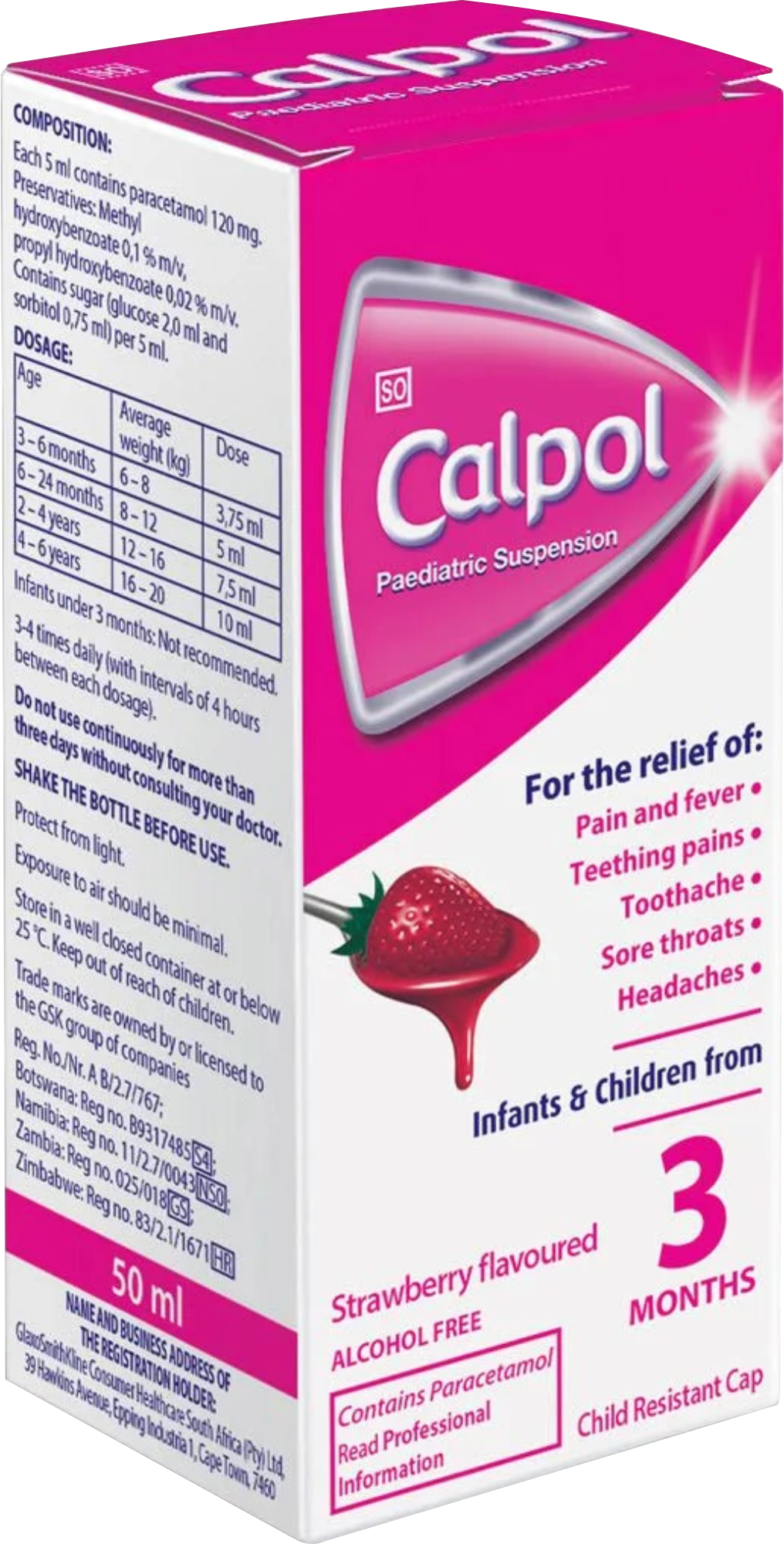 Calpol Paediatric Syrup 50Ml
