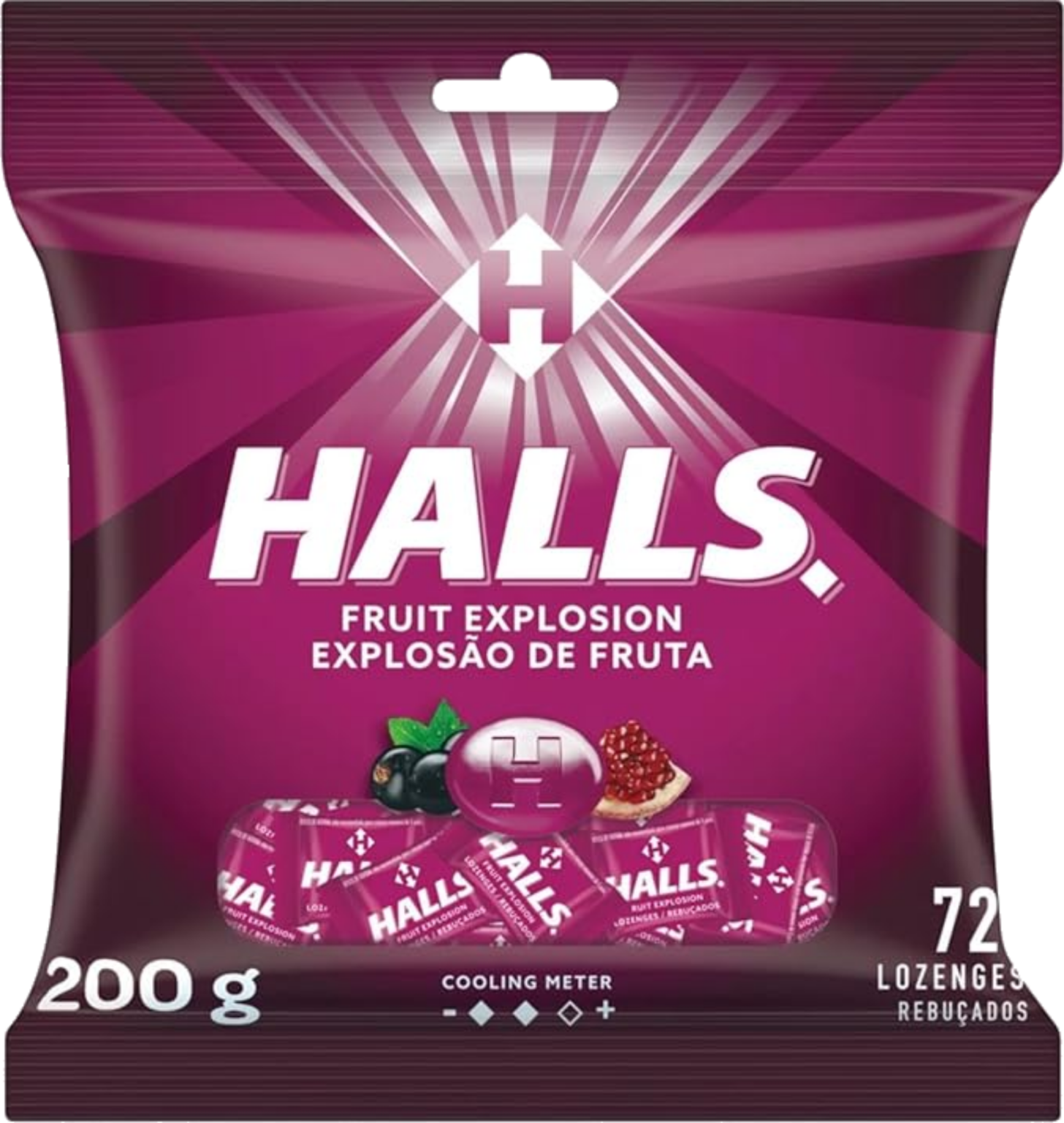 Halls Lozenges Polybag – Fruit Explosion