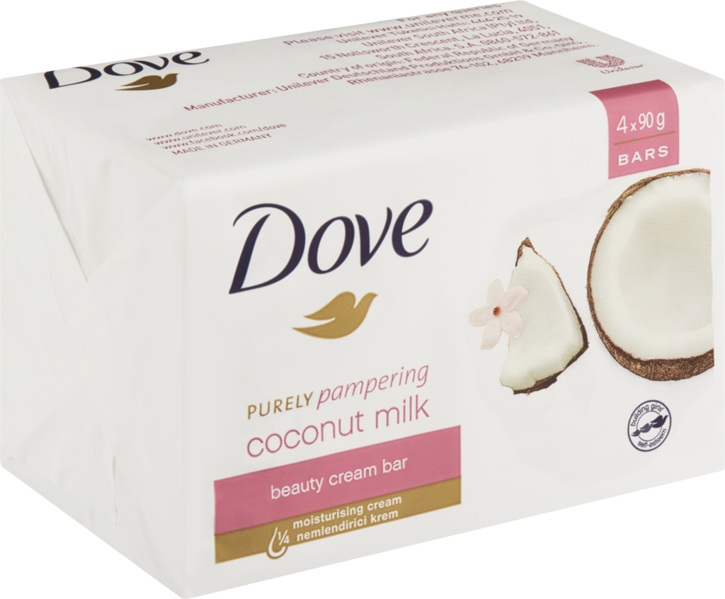 Dove Soap 4x90g - Coco Milk