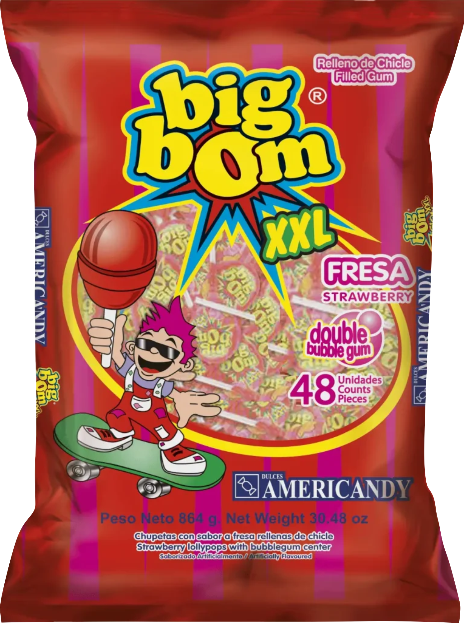 Big Bom Pops – Strawberry