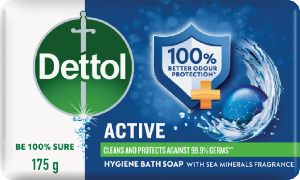 Dettol Soap 12x175g - Active