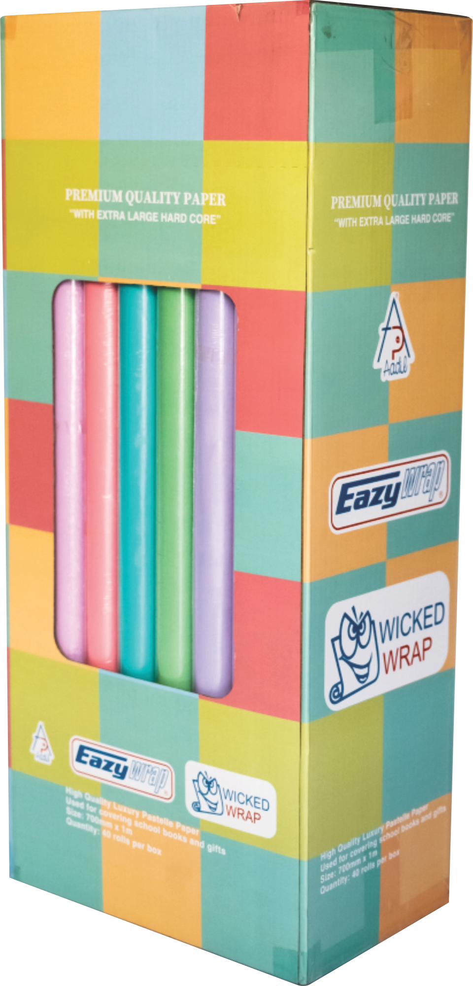 Gift Wrap 70Cmx1Mt (Pastel Colours)
