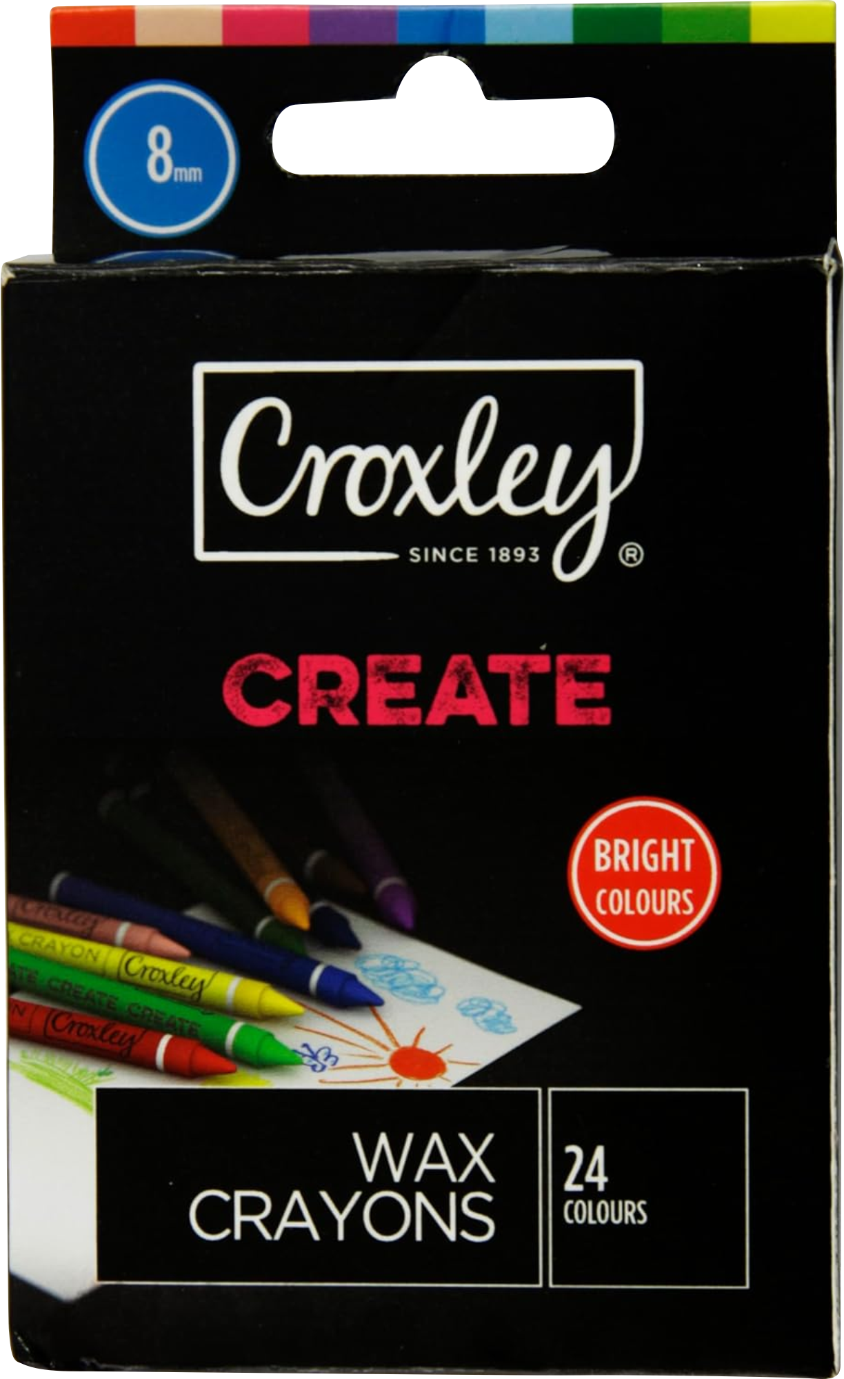 Croxley Create Wax Crayons 8Mm