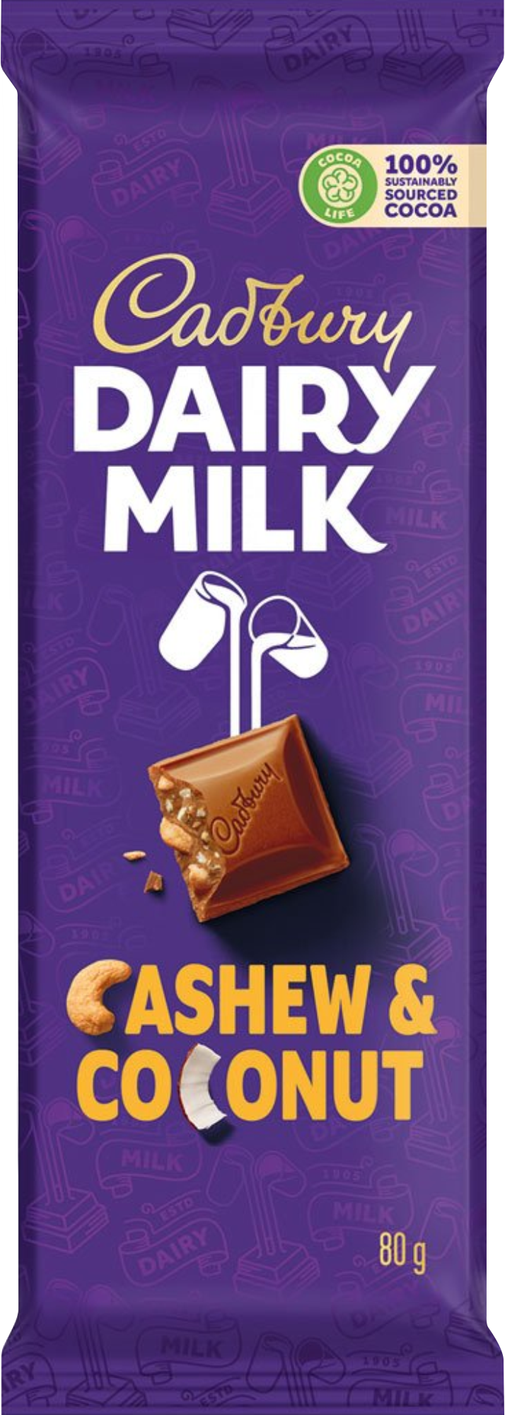 Cadbury Slabs – Cashew & Coconut