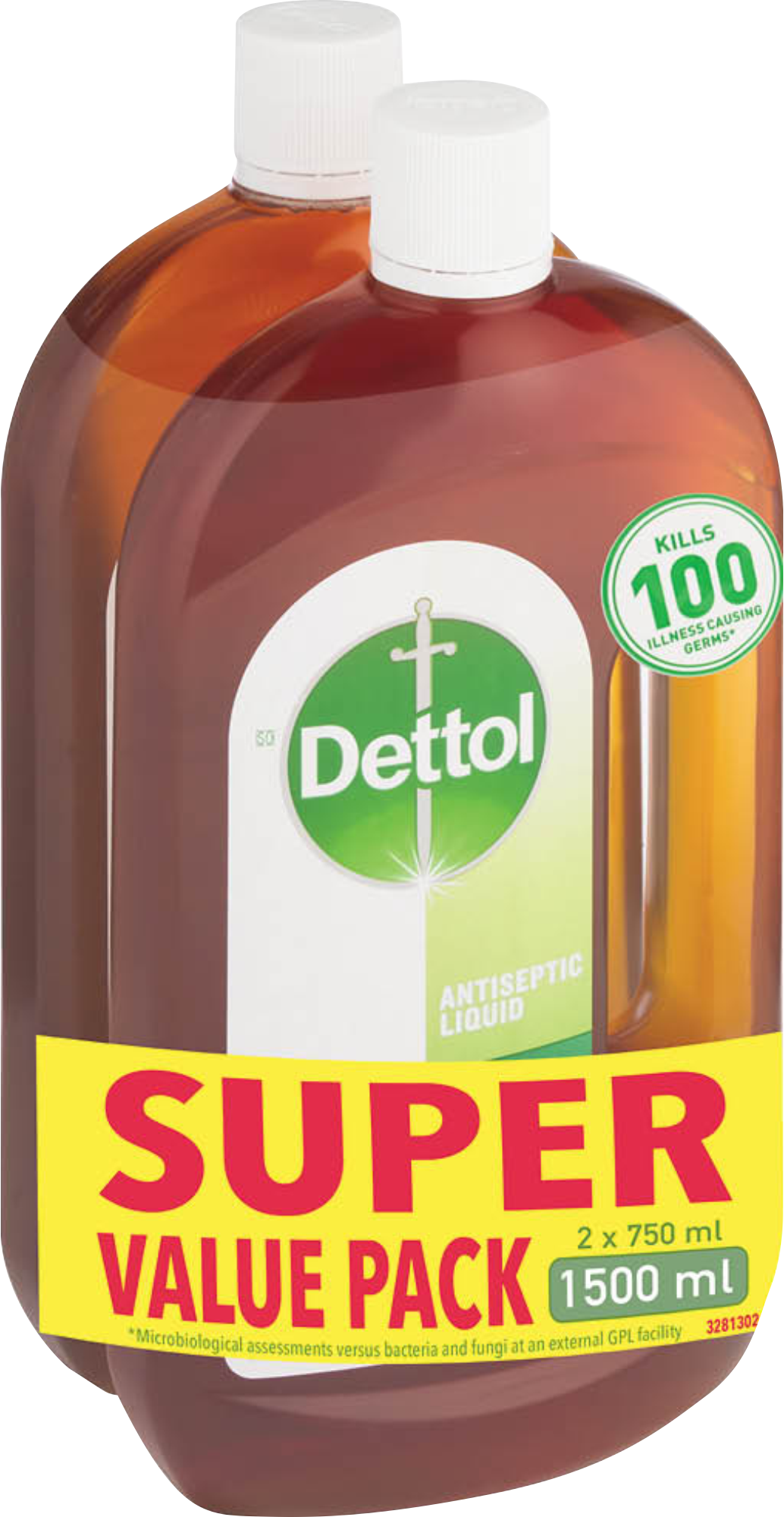 Dettol Antiseptic Liquid 750Ml Banded Pack